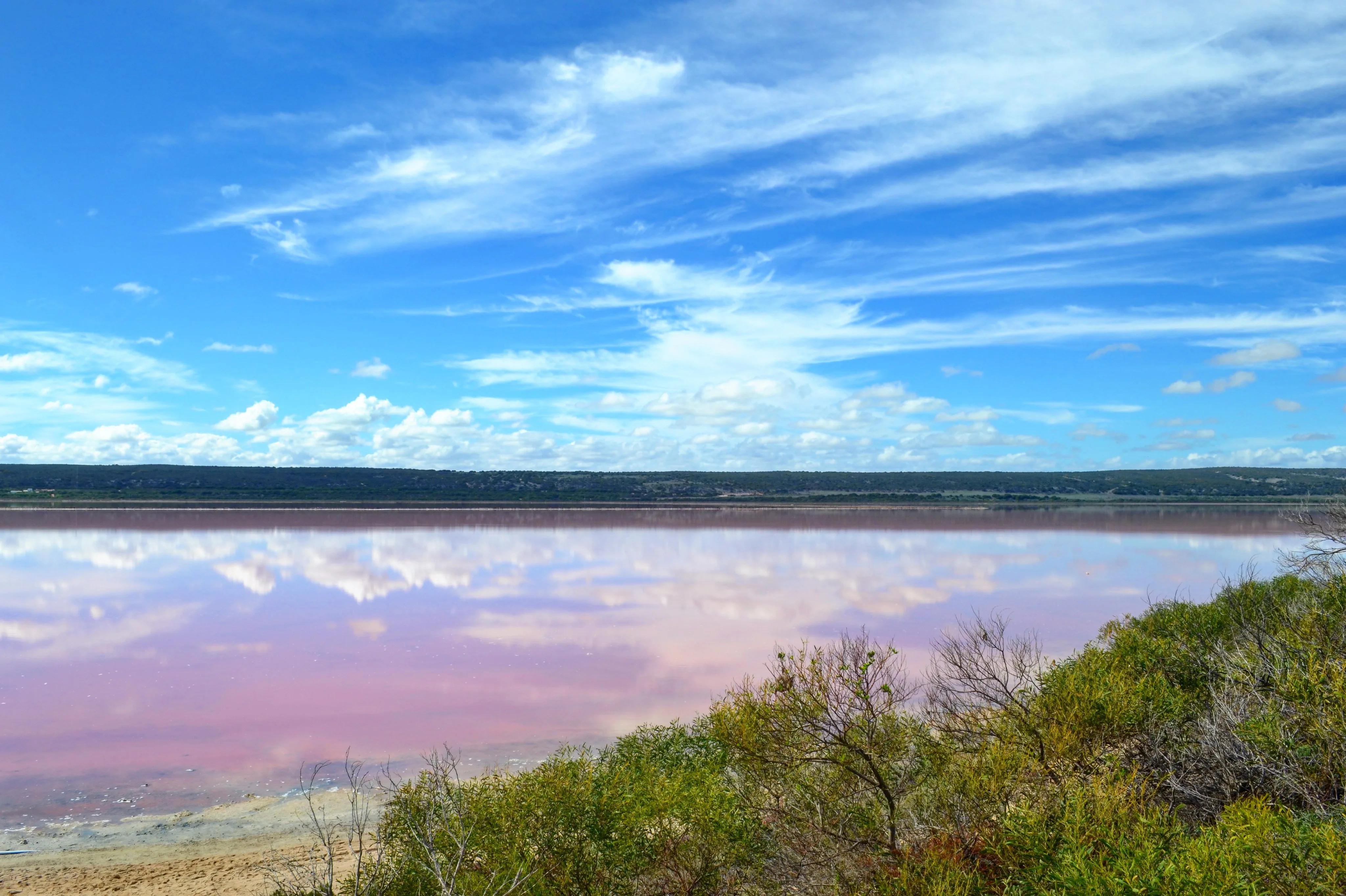 Roadtrip sur la Côte Ouest Australienne : itinéraire 8 Le lac Rose de Port Gregory