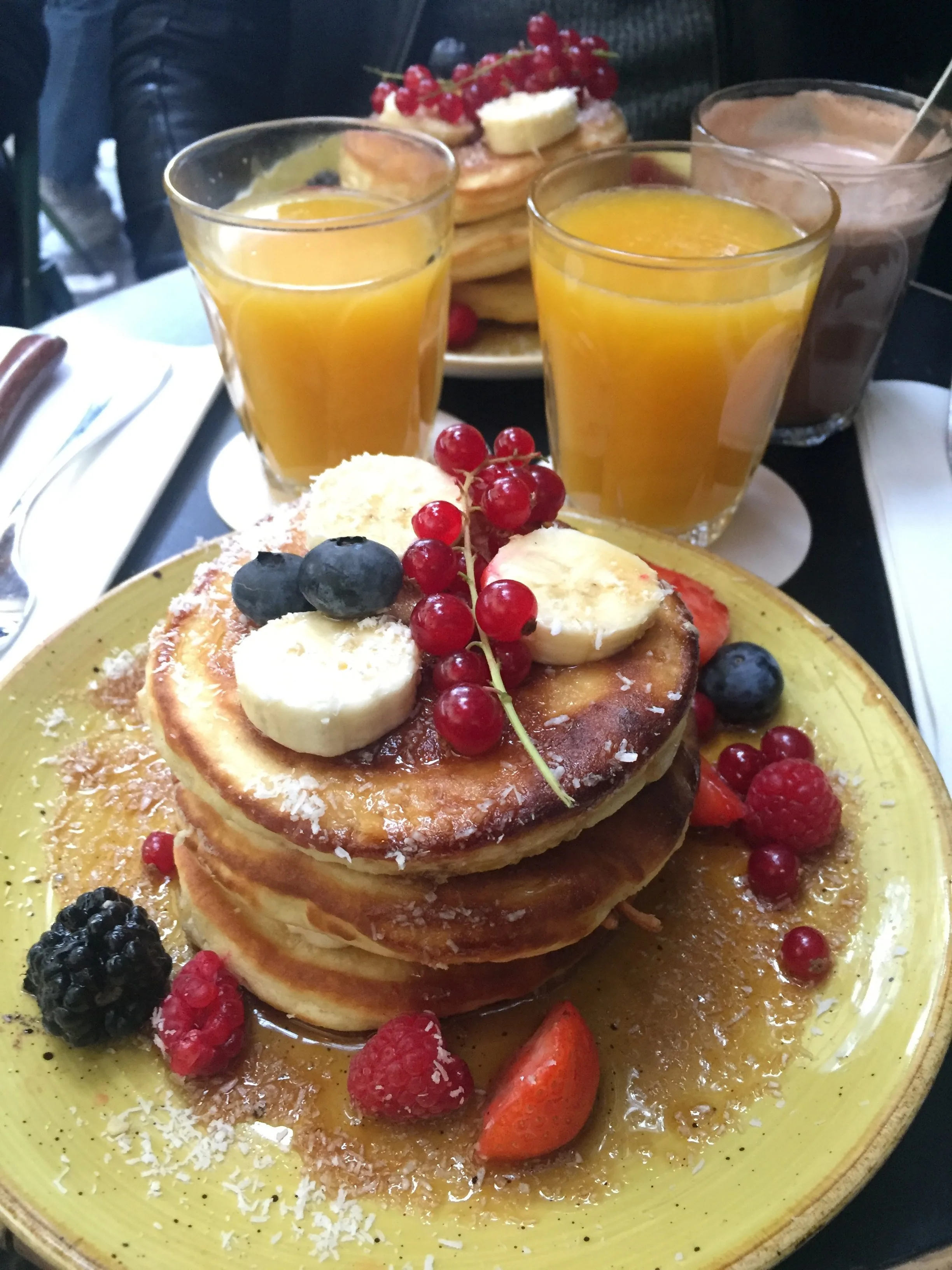 Dégustation de pancakes chez Maison Sauvage