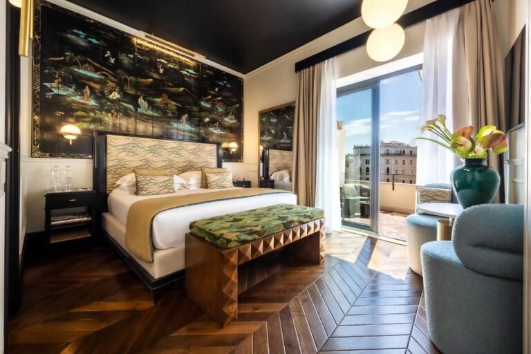 Chambre d'hôtel dans le centre historique de Rome avec vue sur la ville