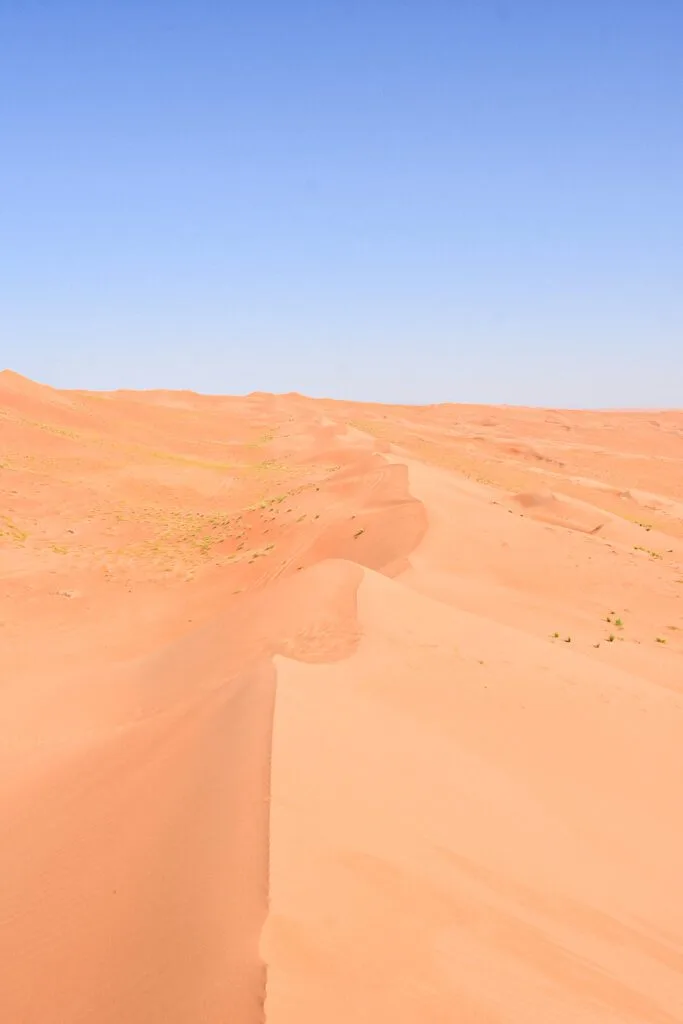 Wahiba Sands : Préparer son voyage dans le désert d'Oman 4 Les dunes de Wahiba Sands à perte de vue