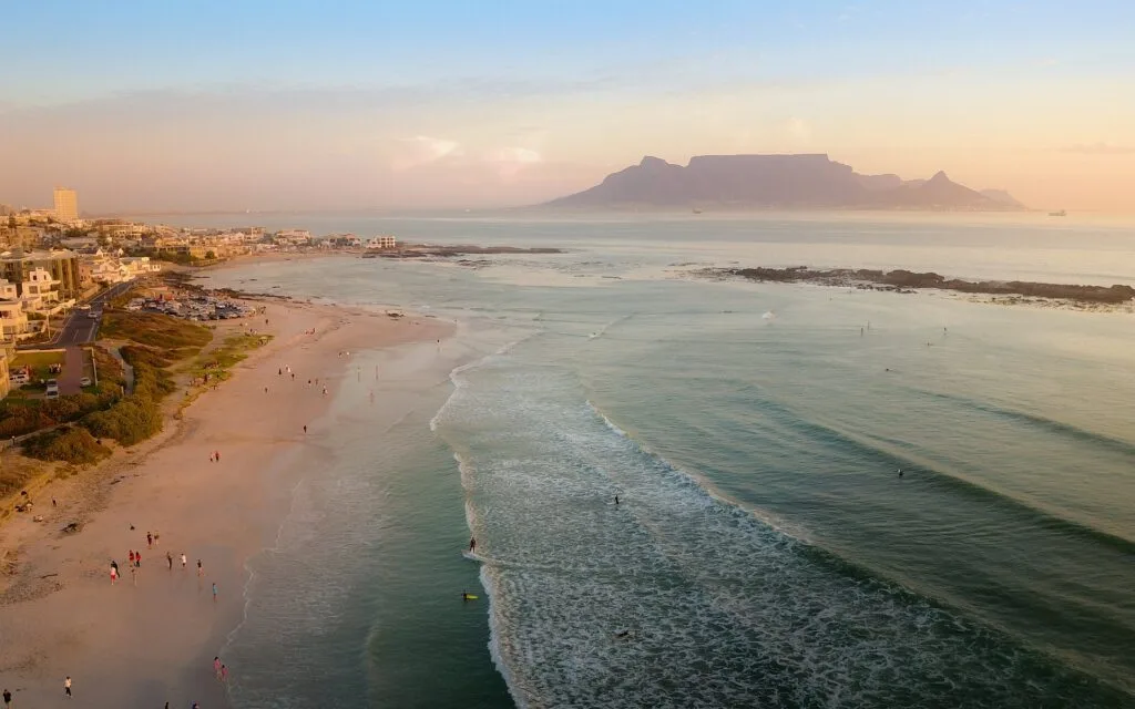 vue sur Cape Town lors d'un voyage pas cher en 2023