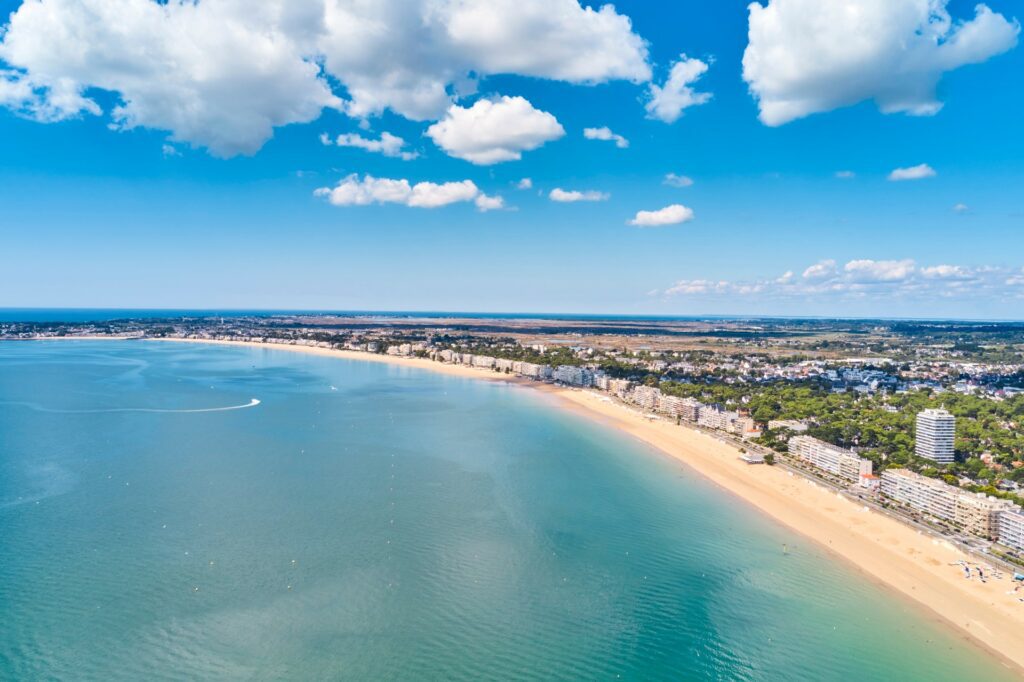 L'une des plus belles plage de France : la plage de la Baule