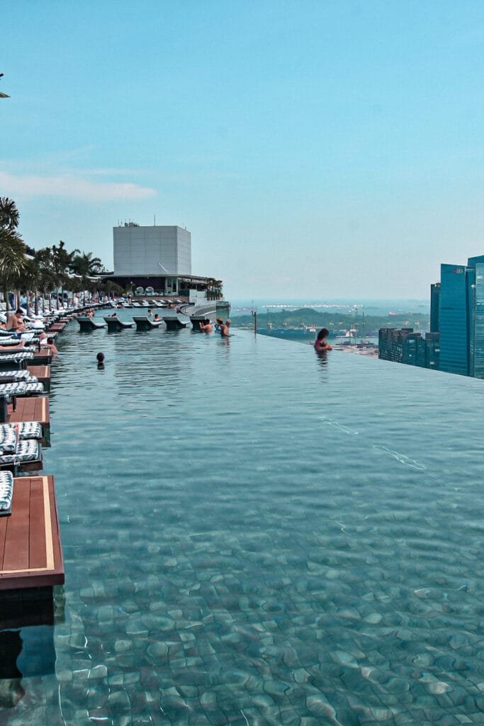 L'Infinity Pool de l'hôtel Marina Bay Sands