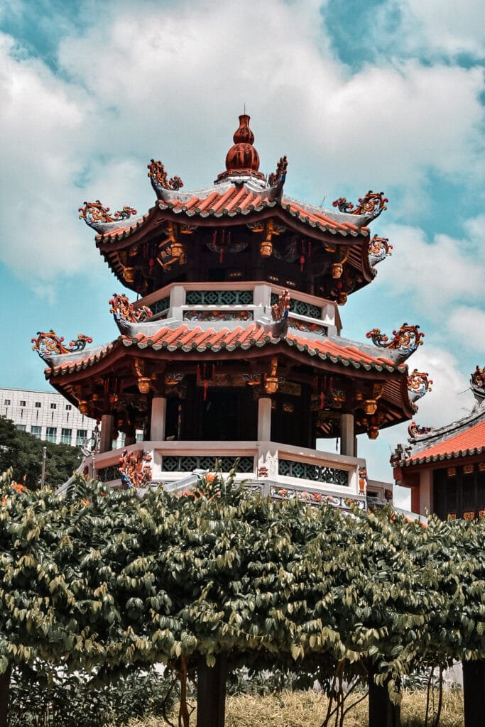 visite du Buddha Tooth Relic Temple à Chinatown