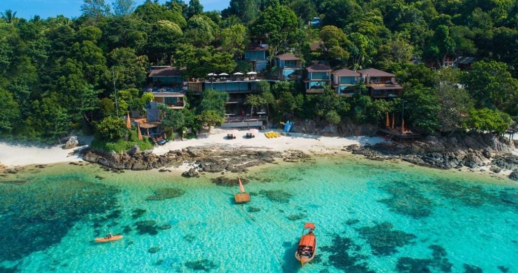 Le merveilleux hôtel où j'ai logé à Koh Lipe