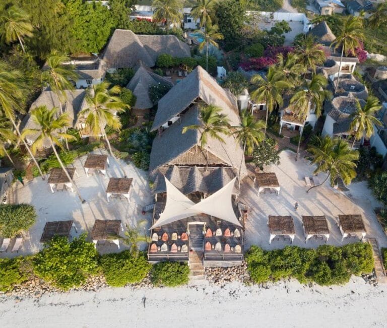 Où dormir à Zanzibar ? Conseils et bonnes adresses 4 Bungalow en bord de mer à Matemwe, une des plus belles options de logement à Zanzibar pour un séjour au calme