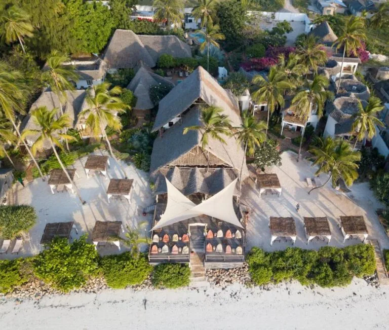 Bungalow en bord de mer à Matemwe, une des plus belles options de logement à Zanzibar pour un séjour au calme