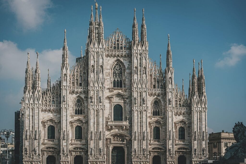 Visite du Duomo de Milan avant d'aller au Lac de Côme