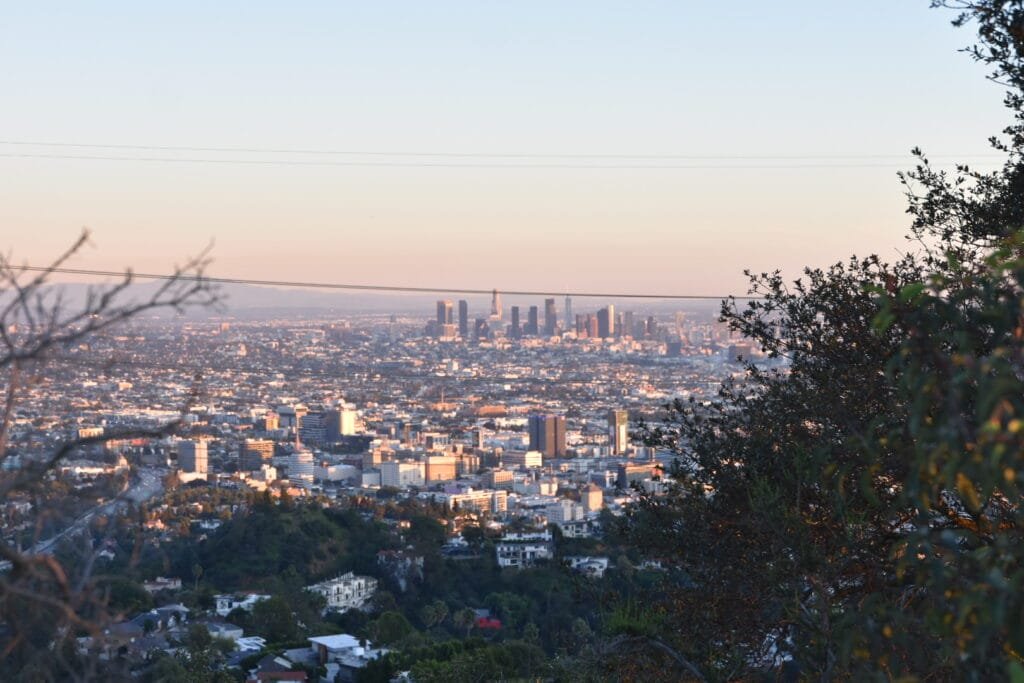 Coucher de soleil depuis Runyon Canyon