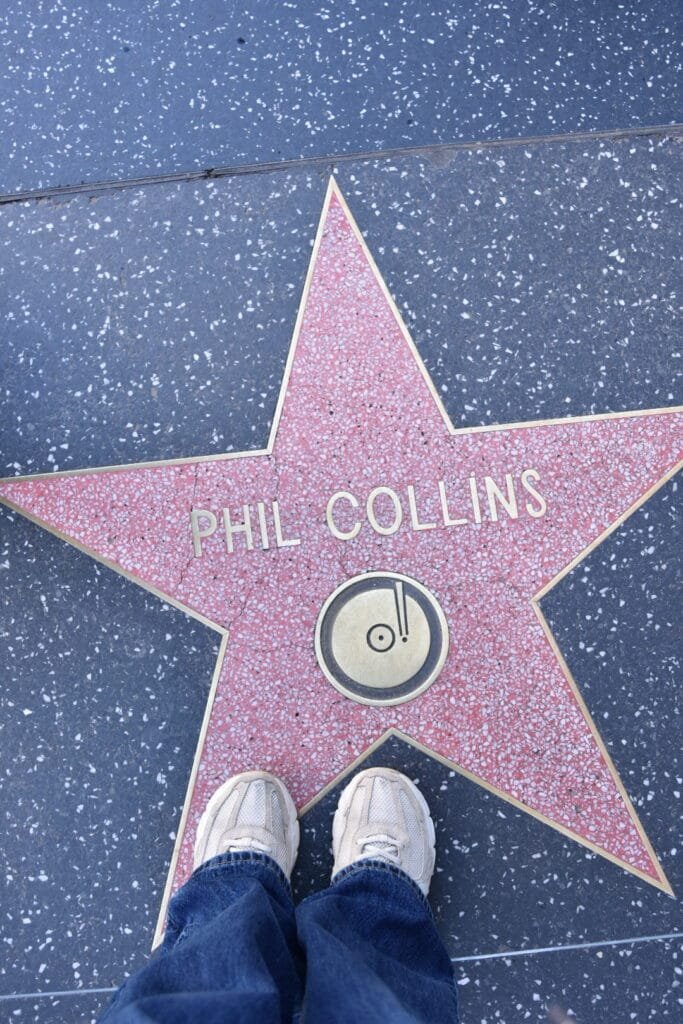 L'étoile de Phil Collins sur le Walk of Fame à Hollywood