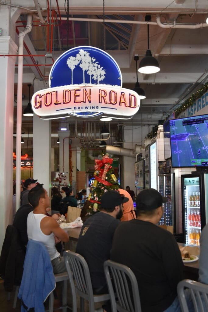 Dîner au Grand Central Market dans le centre-ville de Los Angeles