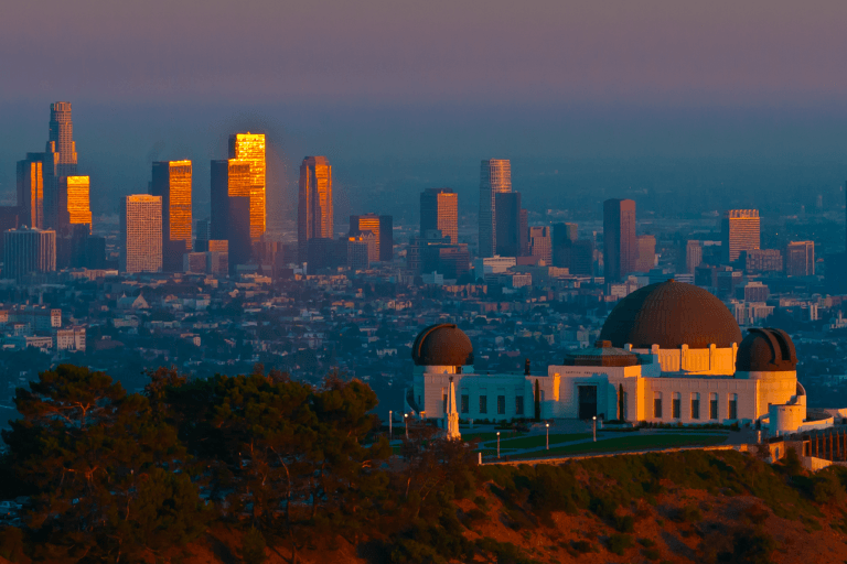 Que faire à Los Angeles ? Le city-guide ! 12 Coucher de soleil incroyable sur le Griffith Observatory et sur Los Angeles