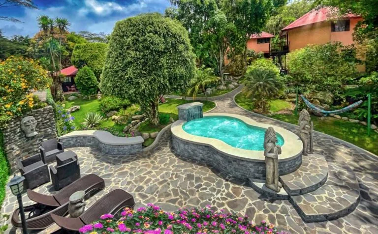 Piscine de mon hôtel à Boquete