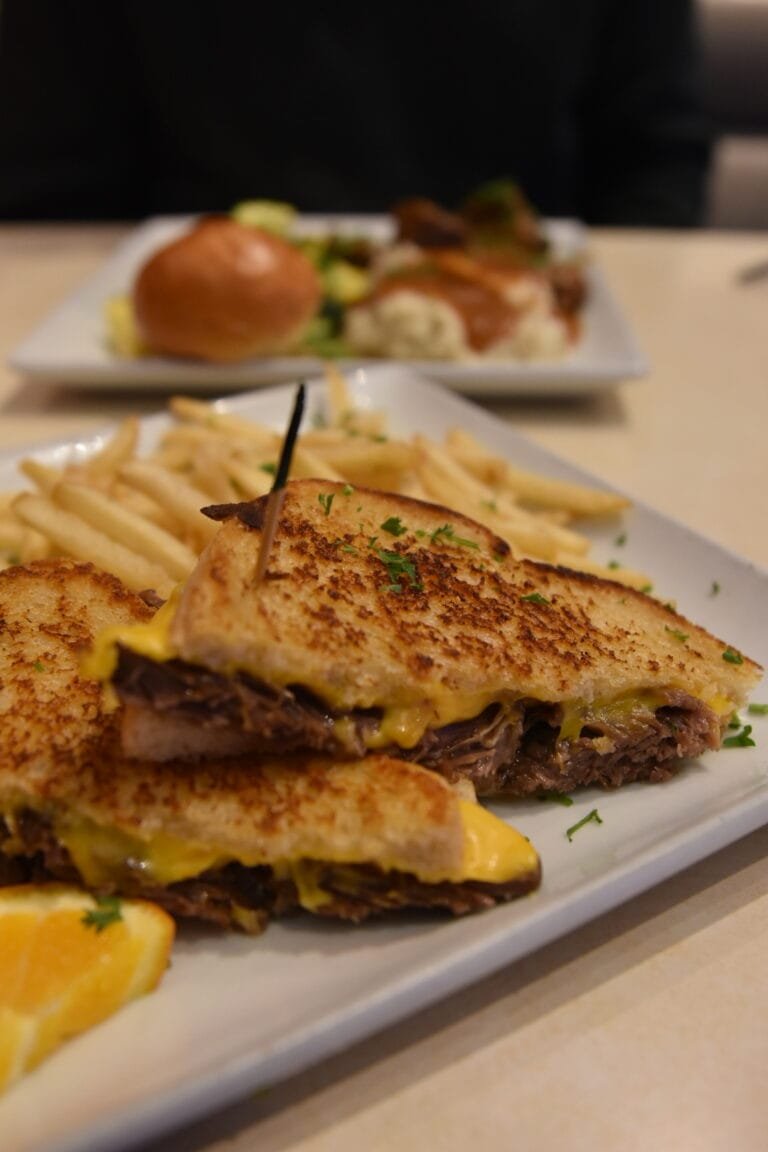 Dégustation d'un bon grilled cheese à Los Angeles
