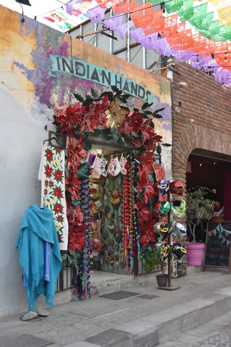 Que faire en Basse-Californie ? Les incontournables ! 7 Petit magasin coloré dans les rues de San José del Cabo