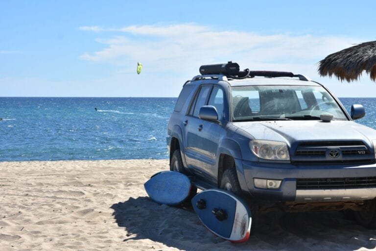 Roadtrip de 2 semaines en Basse-Californie : itinéraire complet 20 4x4 plage basse californie