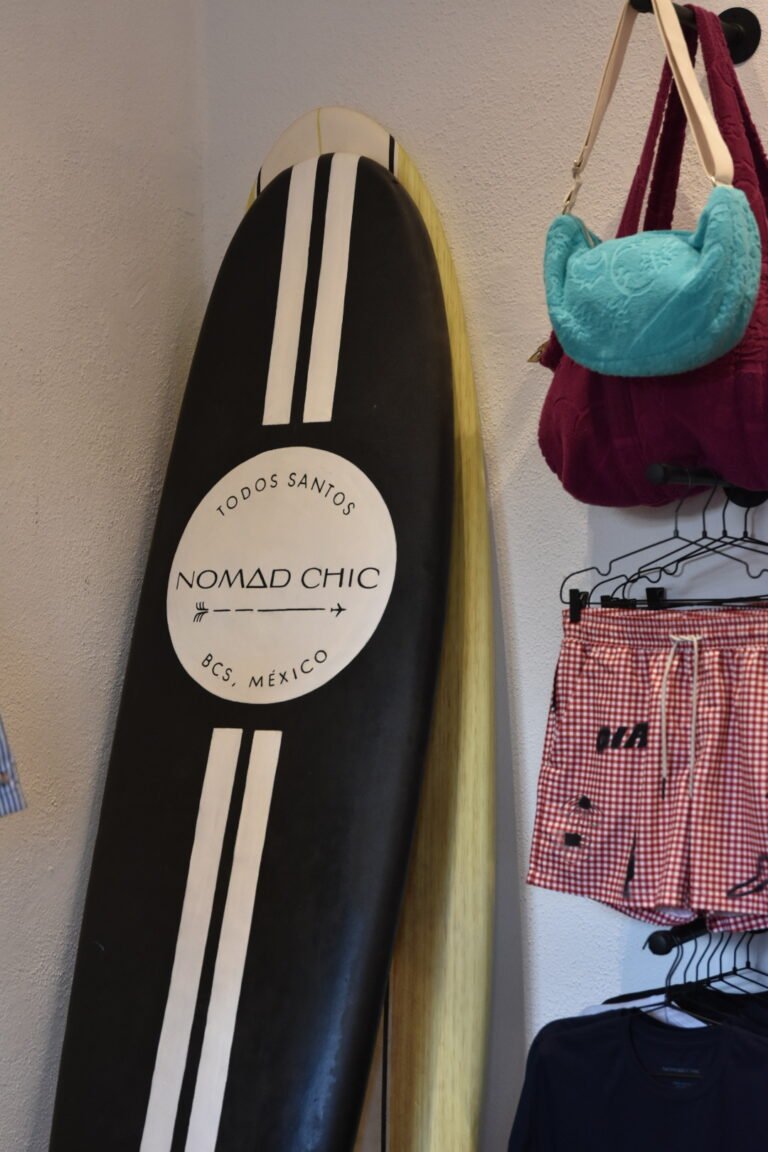 Que faire à Todos Santos : Shopping dans un magasin de surf Nomad Chic !