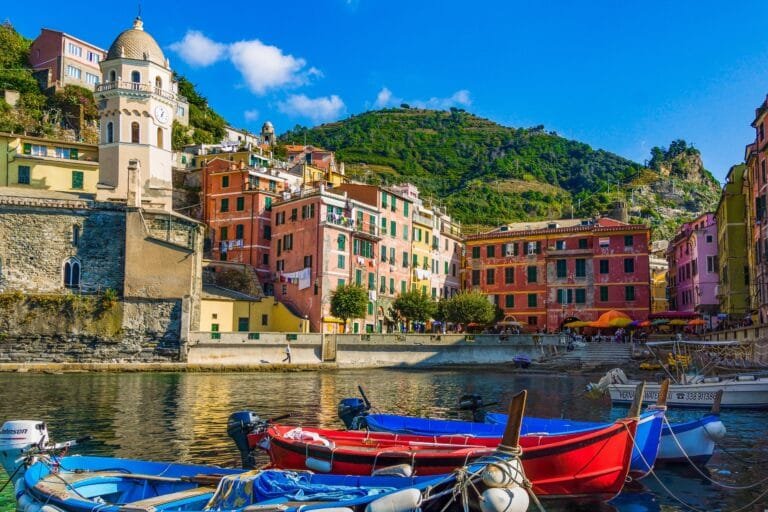 paysage cinque terre en famille