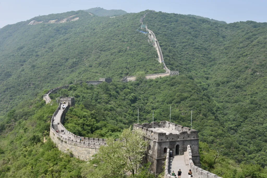 Tronçon de la Grande Muraille de Chine à Mutianyu près de Pékin