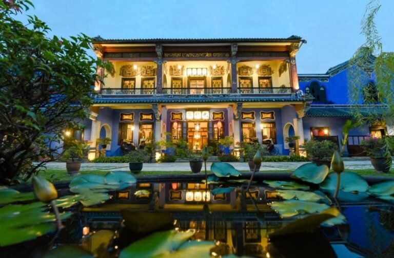 Façade de mon hôtel préféré où dormir à Penang