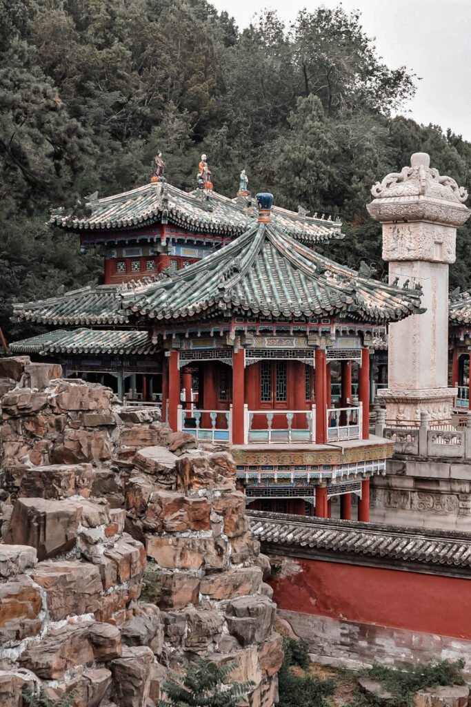 Temple au coeur du palais d'été de Pékin