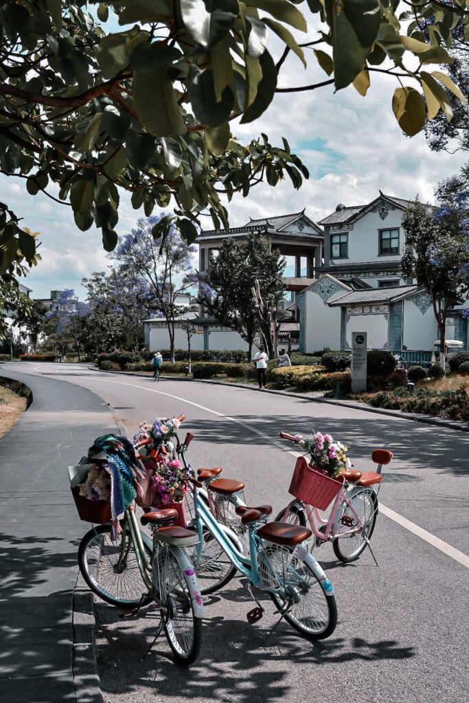 Que faire au Yunnan : mon itinéraire + incontournables 9 balade à vélo au bord du Lac Erhai