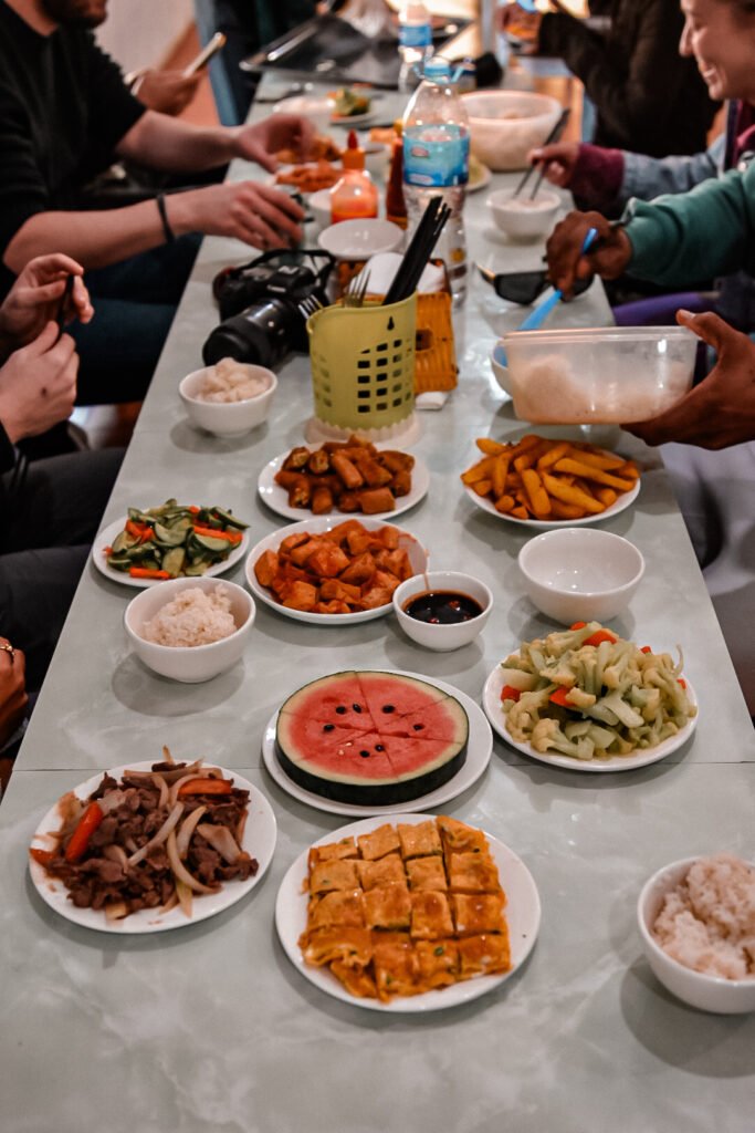La Ha Giang Loop à moto : itinéraire complet + conseils 10 Repas dans le homestay du Jour 2 de mon voyage à Ha Giang
