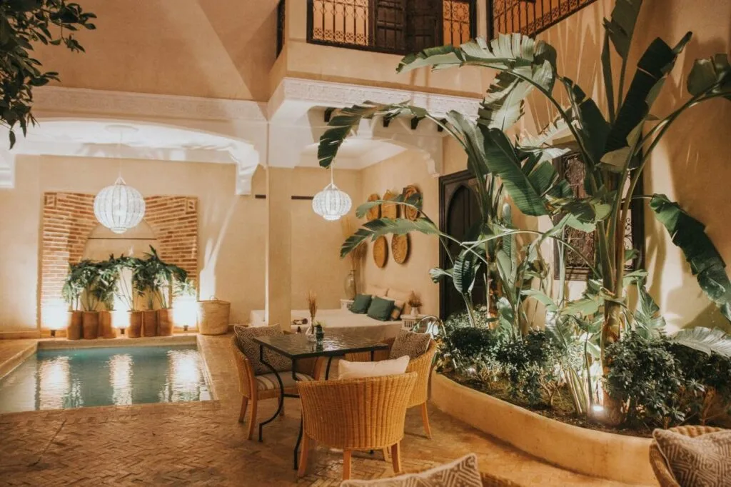 Nuit dans le riad l'Oiseau du Paradis à Marrakech