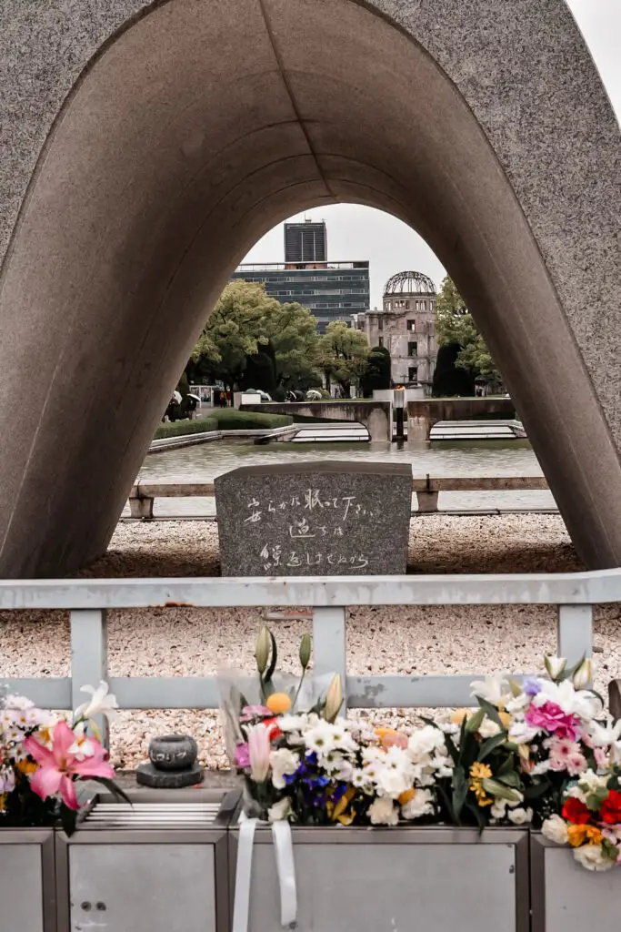 visite du mémorial de la paix de Hiroshima