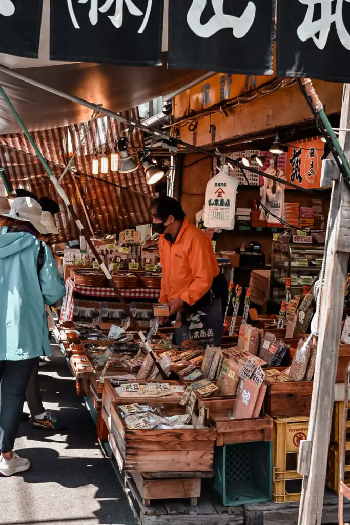 balade au Tsukuji market de Tokyo