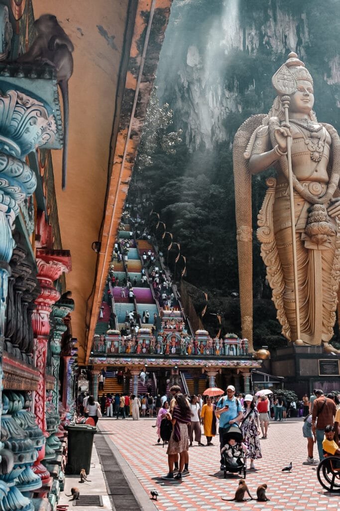ma visite des Batu Caves, à quelques pas de Kuala Lumpur