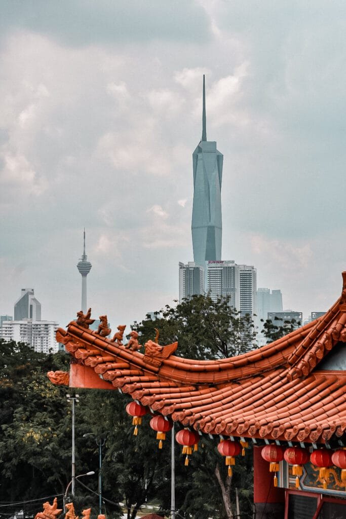 La vue depuis le Thean Hou Temple est un immanquable si vous souhaitez visiter Kuala Lumpur en 3 jours