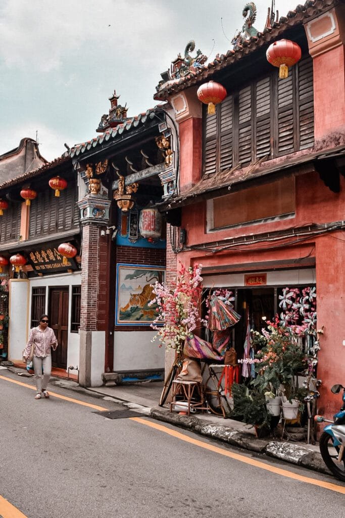 La magnifique Armenian Street, un endroit où il fait bon se balader à Penang