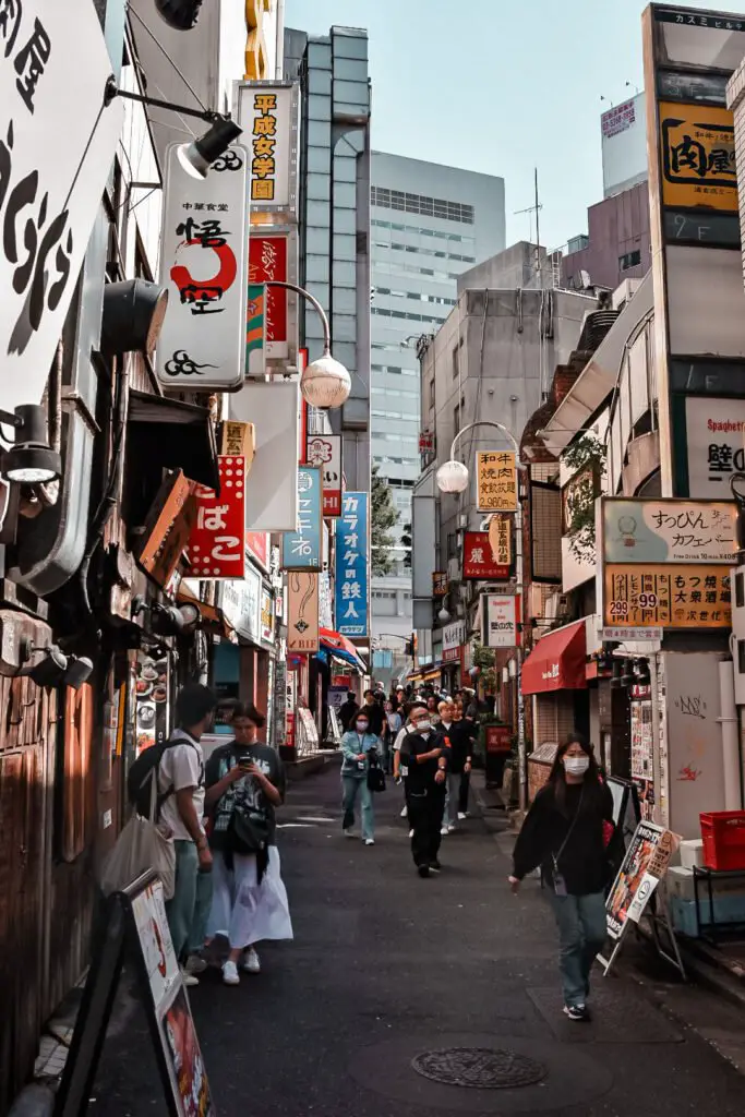 les rues du quartier de Ginza