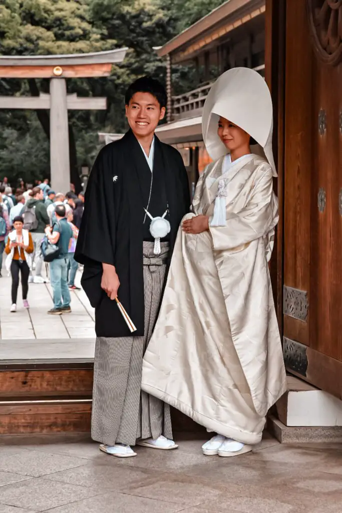 mariage dans un sanctuaire au coeur de Tokyo