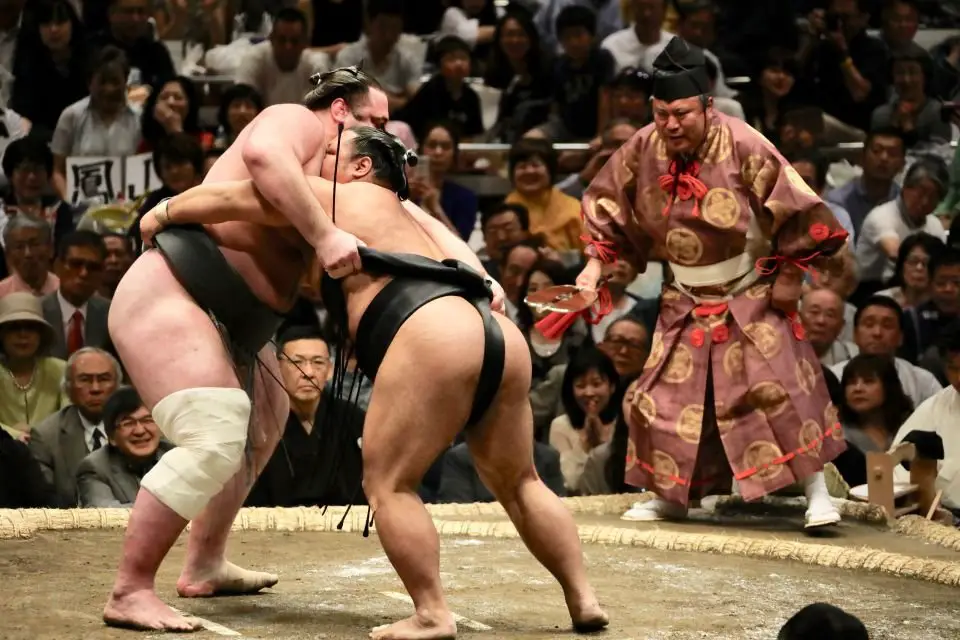 combat de sumo à Tokyo