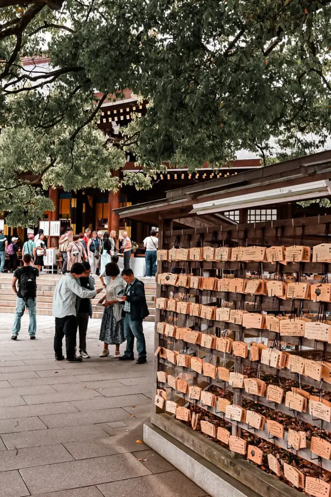 visite du sanctuaire Meiji à Tokyo