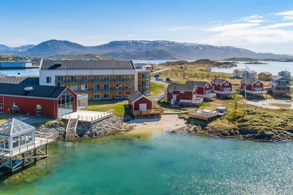 Vue sur Sommarøy, véritable petit paradis sur Terre