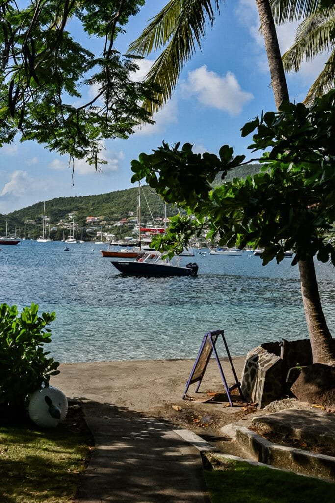 le port de Bequia lors de notre visite dans les îles Grendines