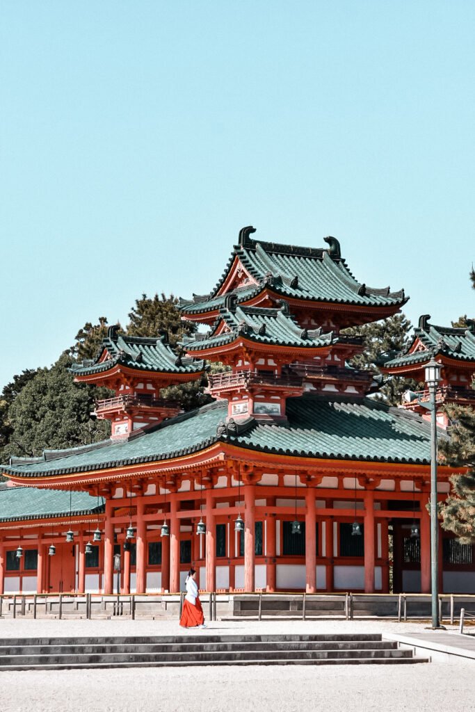 temple dans le quartier de Tennoji